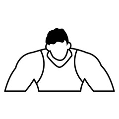 muscle man icon