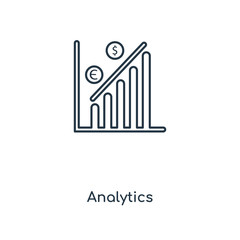 analytics icon vector