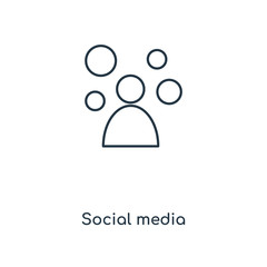 social media icon vector