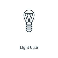 light bulb icon vector