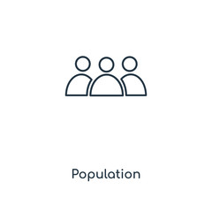 Fototapeta premium population icon vector