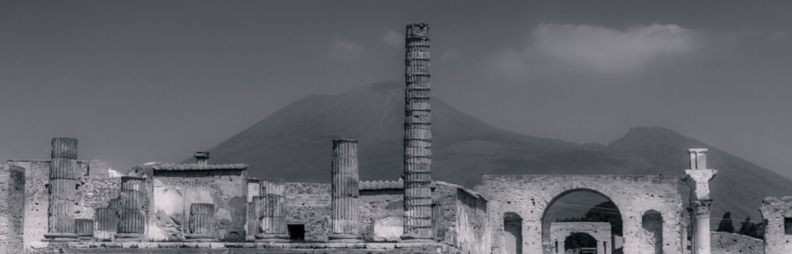 Pompeii und Vesuv