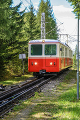 Obraz premium Zahnradbahn in der Hohen Tatra