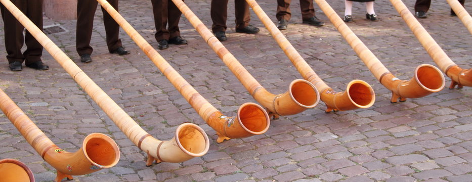 Alphorn spielen 3