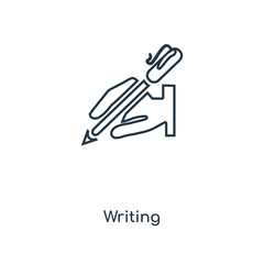 Fototapeta premium writing icon vector