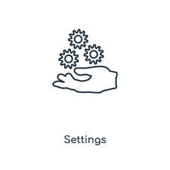 settings icon vector