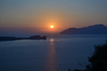 Tramonto sull'Egeo