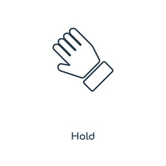 hold icon vector