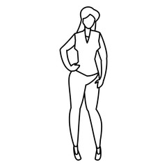 avatar businesswoman icon 