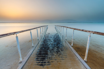 Fototapeta premium Beautiful view of the Dead Sea .