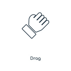 Fototapeta premium drag icon vector