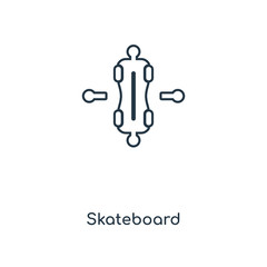 skateboard icon vector