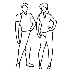 avatar businesspeople design