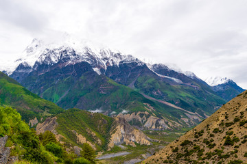 Fototapeta premium Nature view in Annapurna Conservation Area, Nepal