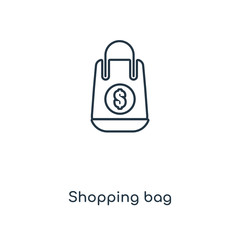 shopping bag icon vector