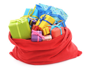 Santa's bag of gifts.