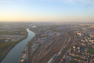 Obraz premium paris vue aérienne