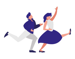 couple of dancers design