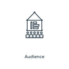 audience icon vector