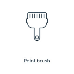 paint brush icon vector