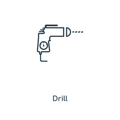 Fototapeta na wymiar drill icon vector