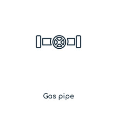 gas pipe icon vector