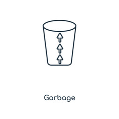 garbage icon vector