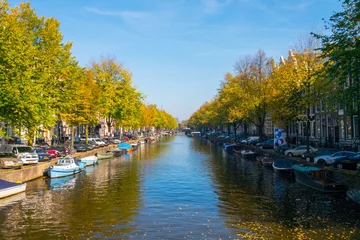 Fototapete Rund Keizersgracht in Amsterdam © drfotografie
