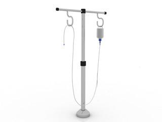 3d rendering medicine dropper