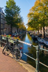 Naklejka premium Raj rowerowy Amsterdam