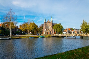 Altstadt von Alkmaar (Blick auf die Sint-Josephkerk)