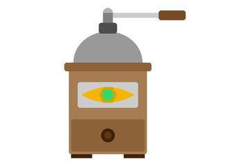 Molinillo antiguo de café. 