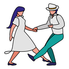 tropical dancers design