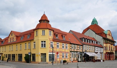 Naklejka na ściany i meble Marktplatz Kyritz