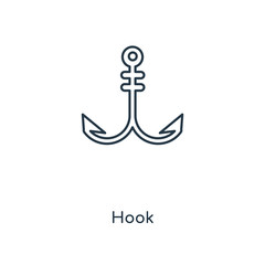 hook icon vector