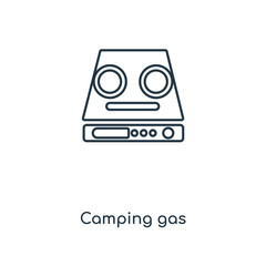 camping gas icon vector