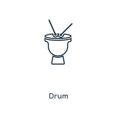 drum icon vector