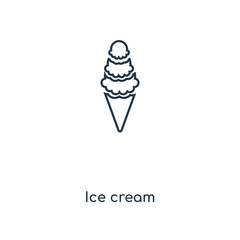 ice cream icon vector