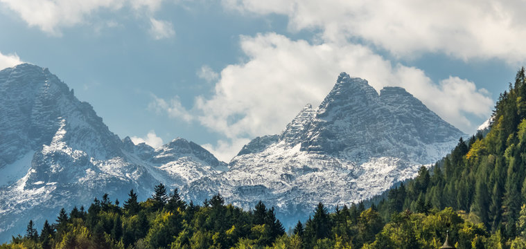 Beautiful alpine view at Lofer - Salzburg - Austria