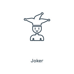 joker icon vector