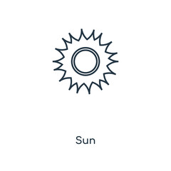 sun icon vector