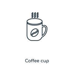 coffee cup icon vector