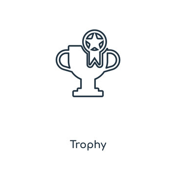 trophy icon vector