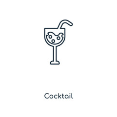 cocktail icon vector