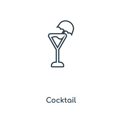 cocktail icon vector