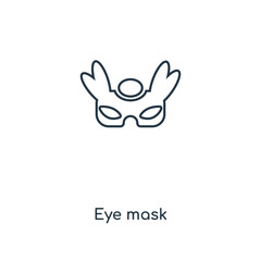 Fototapeta na wymiar eye mask icon vector