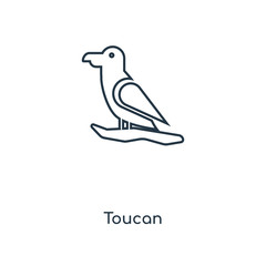 toucan icon vector