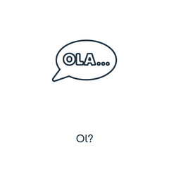 ol? icon vector