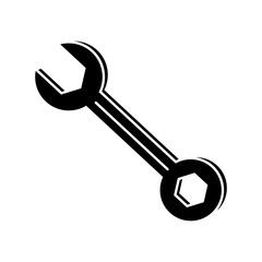 wrench key mechanic tool icon