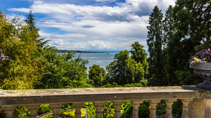 Beautiful view on the Mainau island - Bodensee - Bavaria - Germany